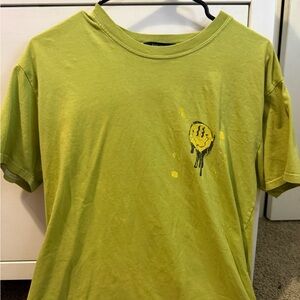 Graphic Tee with Smiley Face